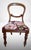 Victorian Victorian Mahogany Balloon Back Dining Chairs, Set of 4 – Floral Upholstery For Sale - Image 3 of 8