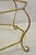 Metal Vintage Italian Hollywood Regency Gold Gilt Iron Rope Metal Coffee Table Base For Sale - Image 7 of 9
