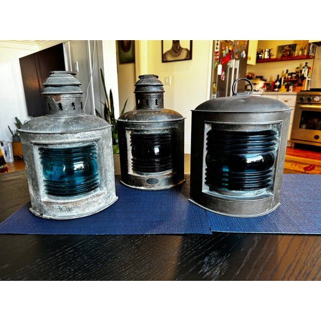 Early 20th Century Perko Tiebout Marine Lanterns For Sale In San Francisco - Image 6 of 8