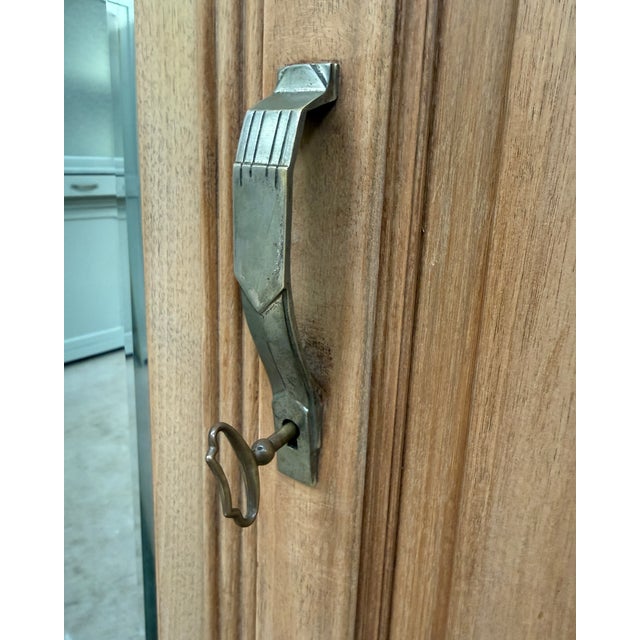 Art Deco Three-Door Wardrobe, 1930s For Sale - Image 12 of 13