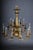 19th century Ceiling Chandelier, France around 1890, gold bronze. Antique magnificent chandelier, voluminous body with...