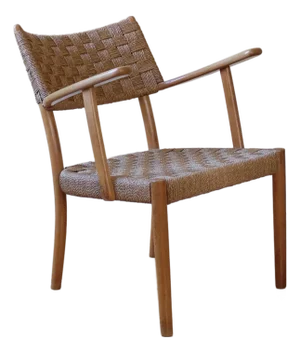 1930's Rope Chair Attributed to Karl Schrøder
