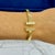 Gold Tiffany & Co. Iconic Tiffany T Square 18k Yellow Gold Cuff Bangle Bracelet For Sale - Image 8 of 8