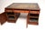 Antique Victorian Leather Top Partners Desk, 1860 For Sale - Image 10 of 11