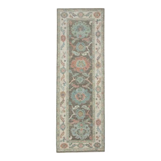 Turkish Oushak Runner Rug 2'9" x 8'2" #17501 For Sale