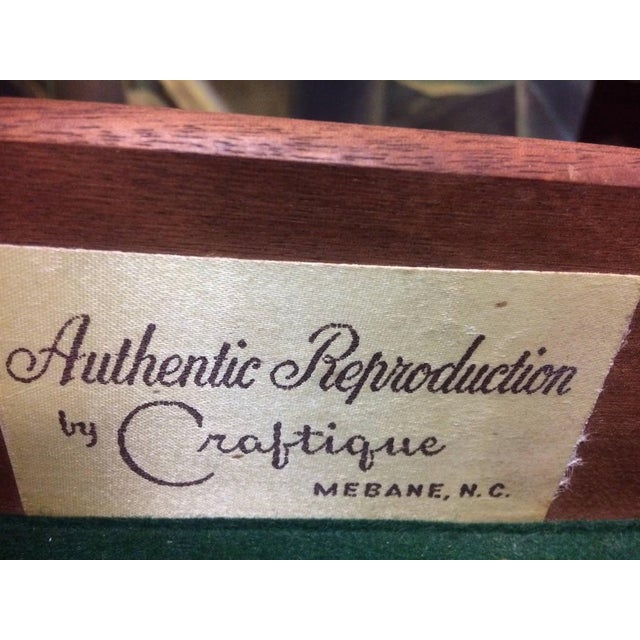 Brown Mahogany Server, Mahogany Bachelor Chest, Craftique Furniture For Sale - Image 8 of 13