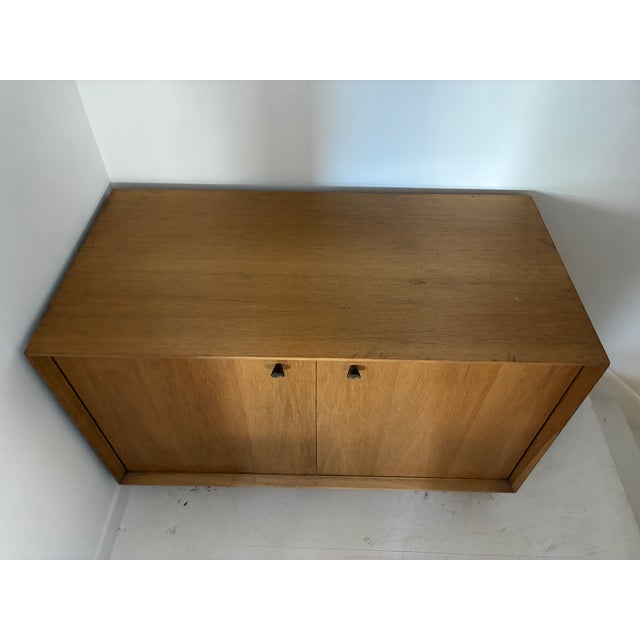 Mid 20th Century Small Light Oak Cabinet, France For Sale - Image 10 of 18