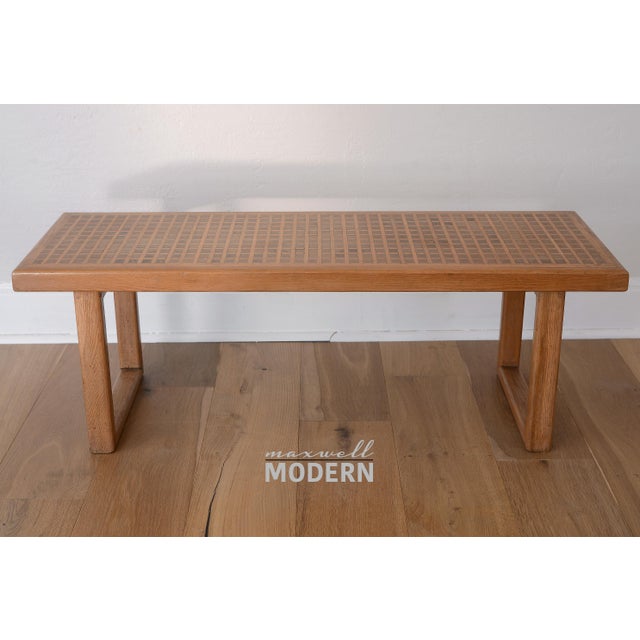 Incredible one-off MCM design from the 1950s that can be be used as a bench or coffee table. This vintage piece shows off...