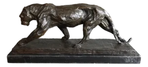 Panther after Bugatti Model, 1980s, Bronze