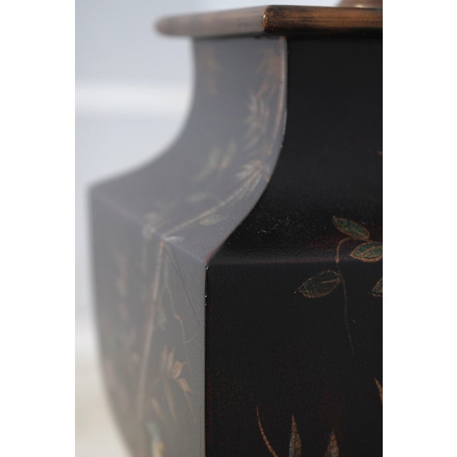 1990s Bradburn Chinoiserie Decorated Table Lamps - Pair For Sale - Image 9 of 12