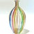 1990's Murano Attributed Glass Canne Striped Vase in the Manner of Fabiano Zanchi For Sale - Image 6 of 12