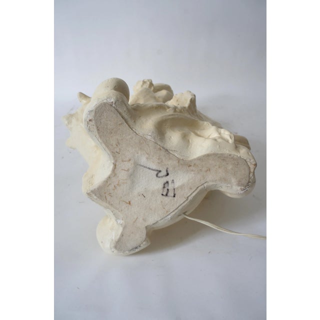 Sirmos Table Lamp Double Shell Motif For Sale - Image 9 of 12