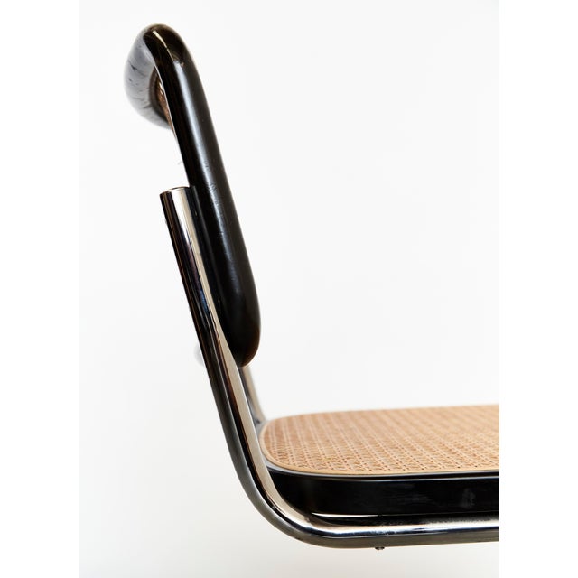 Black S32 Cantilever Chair by Marcel Breuer for Thonet, 1978 For Sale - Image 8 of 17