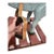 Large Vintage Folk Art Wooden Rocking Horse For Sale