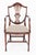 Regency Revival Shield Back Dining Chairs in Mahogany, 1920s, Set of 8 For Sale - Image 6 of 7