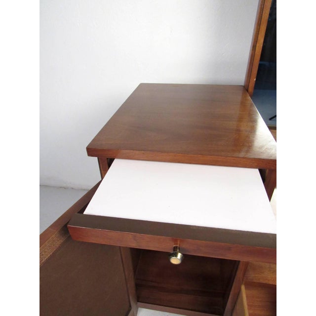 Mid-Century Hall Cabinet With Mirror For Sale - Image 4 of 11