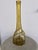 Vintage Hand Blown Glass Vase Art Amber Applied Onyx Overlay Abstract Decor For Sale In West Palm - Image 6 of 8