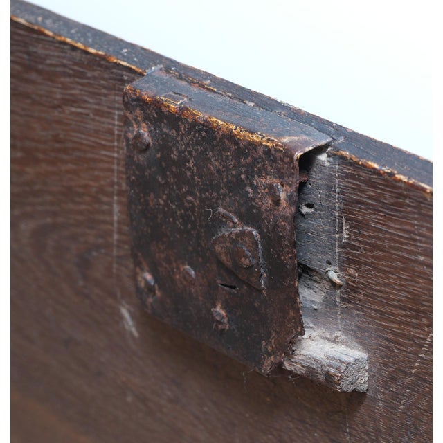 Antique William and Mary Jacobean Joined Oak Provisional Chest of Drawers, 1690 For Sale - Image 18 of 18