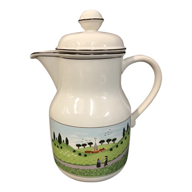 1980s Country Villeroy & Boch Design Naïf Teapot Chairish