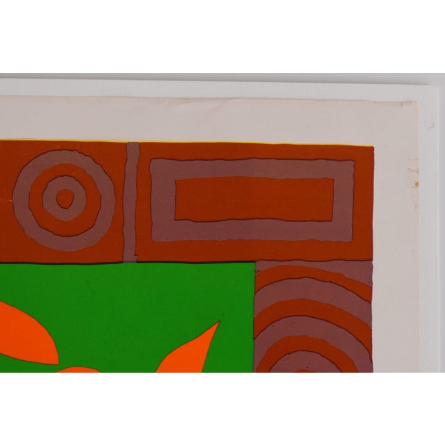 1980s Poul Gernes, Floral Composition, 1982, Lithograph For Sale - Image 5 of 8