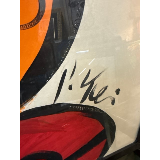 1970s 1970s Peter Keil Abstract Picasso Cubist Painting For Sale - Image 5 of 7