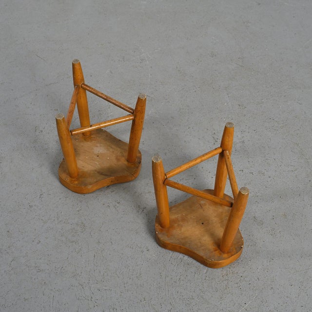 Set of Stools by Christian Durupt, 1960s For Sale - Image 12 of 13