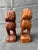Vintage Carved MC Wooden Owls a Pair For Sale - Image 4 of 13