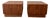 Pair of Mid-Century Modern Rosewood Cube End Tables, 1970s For Sale