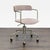 This West Elm office chair combines comfort and style with its soft, beige upholstered seat and backrest. The sturdy metal...