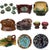 Oxblood Red Majolica Palissy Fish Heads Oyster Plate Thomas Sergent, Circa 1880 For Sale - Image 8 of 9
