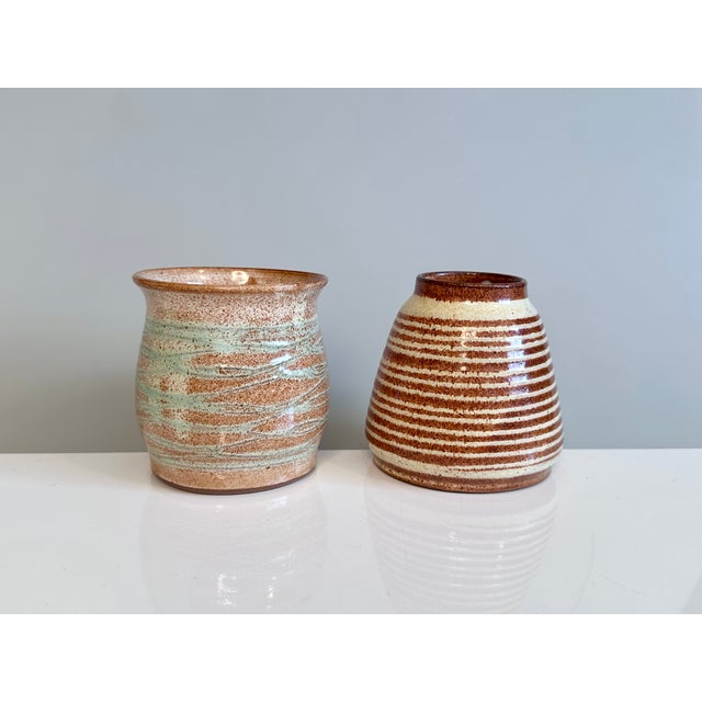 Studio Ceramic Vases by Helma Klett, Germany, 1980s, Set of 2 For Sale - Image 15 of 15