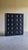 Brutalist Cabinet Opt Art Pattern Doors 1970s black ebonized Belgium geometrical door panelling bar. The graphic pattern...