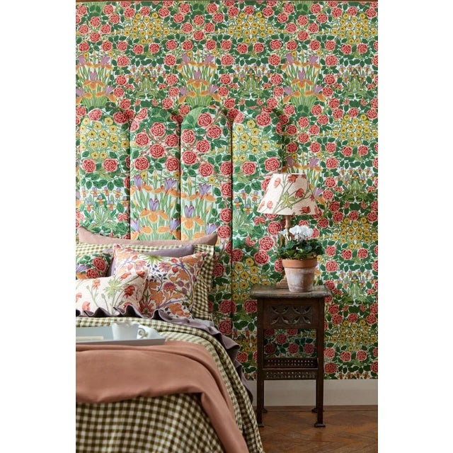 Morris & Co Campanula Wallpaper in Sunburst - a Sample For Sale