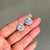 1900th Century Inspired 18k Gold Trillion Aquamarine Earrings With Diamonds, 3.55ct- A Pair For Sale In New York - Image 6 of 15