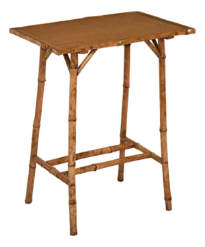 Late 19th Century Tortoise Bamboo Side Table