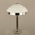 Art Deco Chromed Table Lamp with Opal Glass Shade, 1920s For Sale - Image 10 of 10