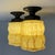Art Deco Marbled Opaline & Burnished Brass Flush Mounts, Germany, 1930s, Set of 2 For Sale - Image 13 of 16