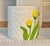 Ceramic Ceramic Planter With Hand Painted Tulips For Sale - Image 7 of 10