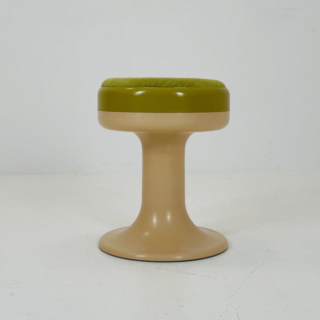 Textile Vintage Stool by Isoklepa, 1970s For Sale - Image 7 of 11