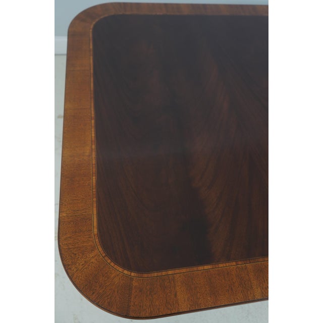 Wood Henkel Harris Model 2276 Mahogany Dining Room Table For Sale - Image 7 of 18