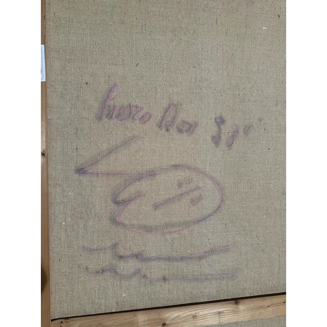 1990s Piero Dosi, Quadro 03, 1993 Oil on Canvas For Sale - Image 5 of 6