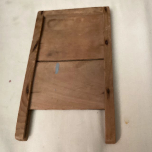 Vintage “Little Pet Washboard” 1940s National Washboard Company For Sale - Image 4 of 4