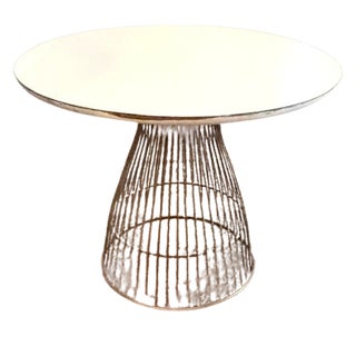 Mid Century Warren Platner Style Side Table For Sale
