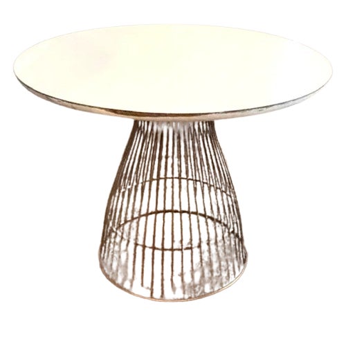 Mid Century Warren Platner Style Side Table For Sale