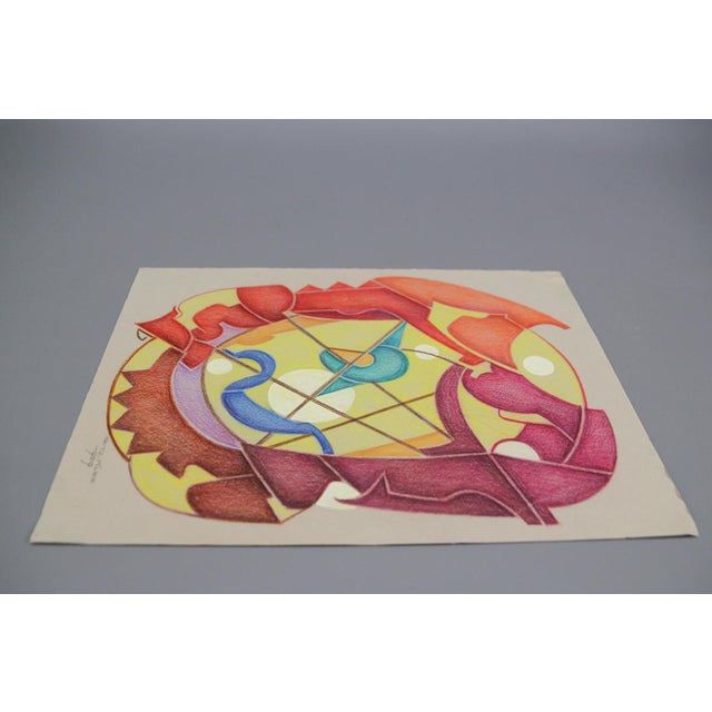 Fritz Klee, Abstract Composition, 1959, Drawing For Sale - Image 12 of 18