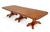 Superb Walnut Dining Table in the Manner of George Bullock. This Wonderful Table is Raised Upon 3 Pedestals Which Feature...