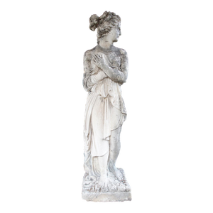 Large Carved Limestone Garden Statue From a Property in Nice, France, Circa 1860