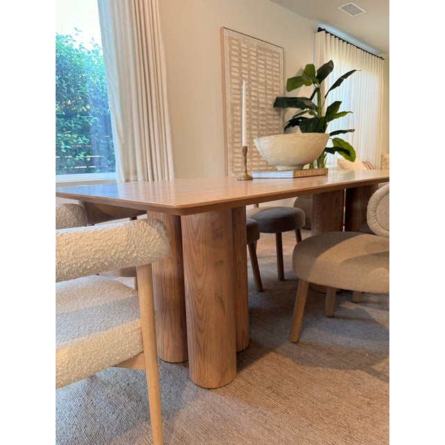 Maiden Home Reade 84" Dining Table in Pecan For Sale - Image 10 of 11