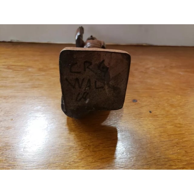 1968 Handmade Wooden Matador Figurine For Sale In New Orleans - Image 6 of 6