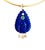 Lapis Peacock Pendant With Emeralds, Diamonds & 14k Gold For Sale - Image 11 of 13